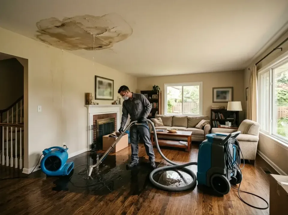 attic-pipe-burst-ceiling-drip-008 — frequently asked questions, Water Damage Restoration & Carpet Care in Jackson, GA